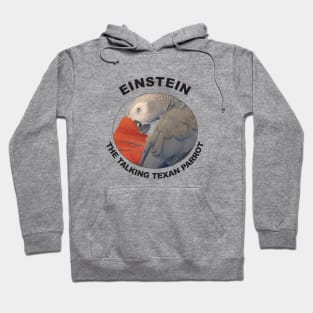 Einstein Parrot African Grey Logo Hoodie